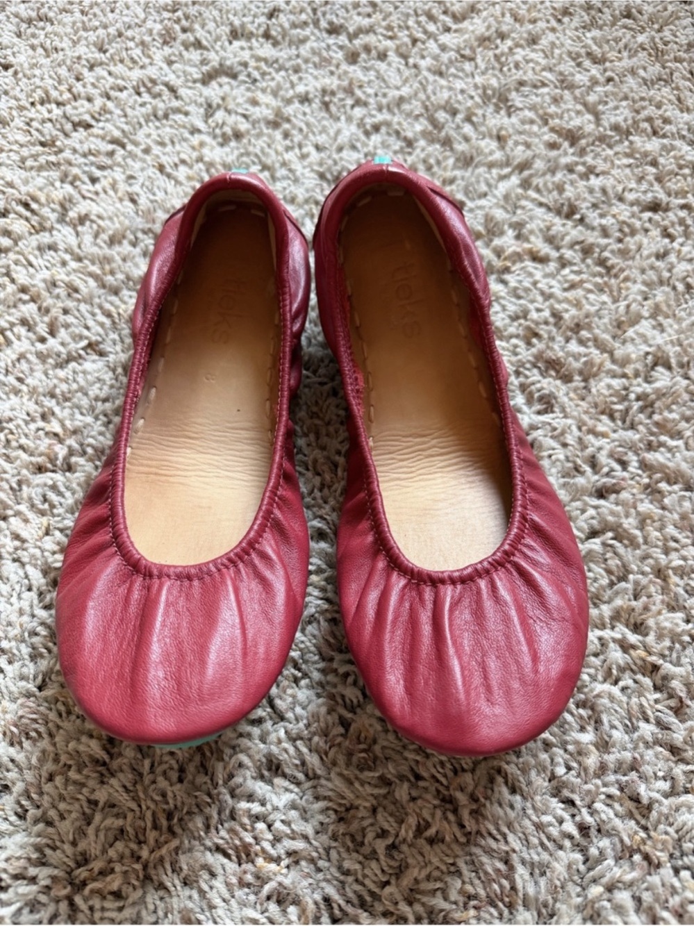 Tieks Cardinal Red Classic Ballet Flats